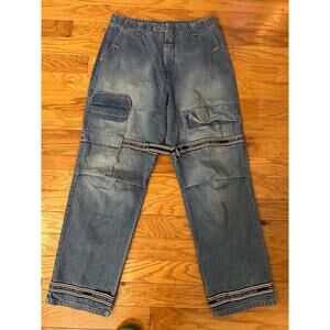 VTG Marithe Francois Girbaud Jeans Men 38 x 34 Baggy Shuttle Tape Y2K Grunge 90s
